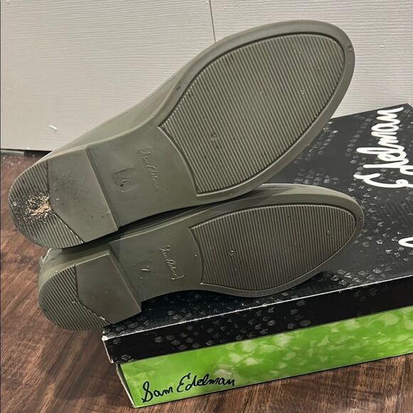 Sam Edelman Moss Green “Tinsley” Rain Boots, Size 7 - Picture 8 of 10